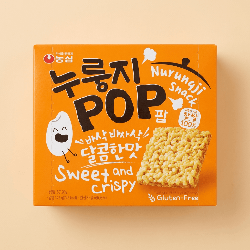 농심 누룽지팝 142g 4개