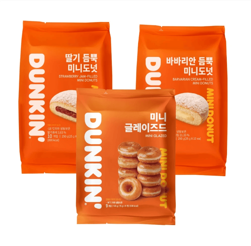 던킨 미니도넛 3팩