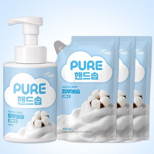 피죤 퓨어 핸드솝 코튼향