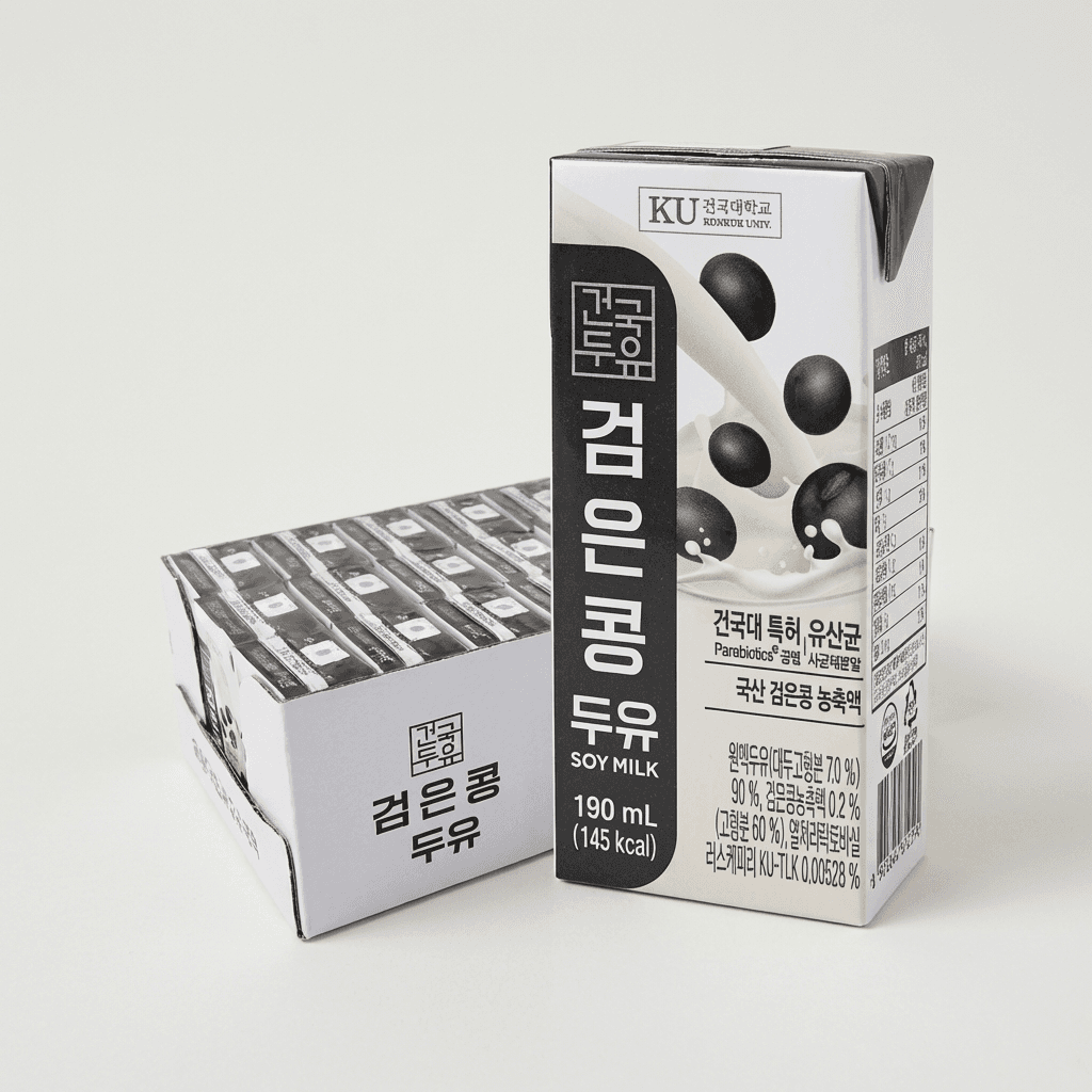 건국유업 검은콩 두유 190ml 24개