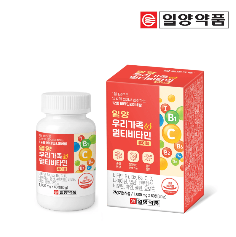 일양약품 우리가족 멀티비타민 사과맛