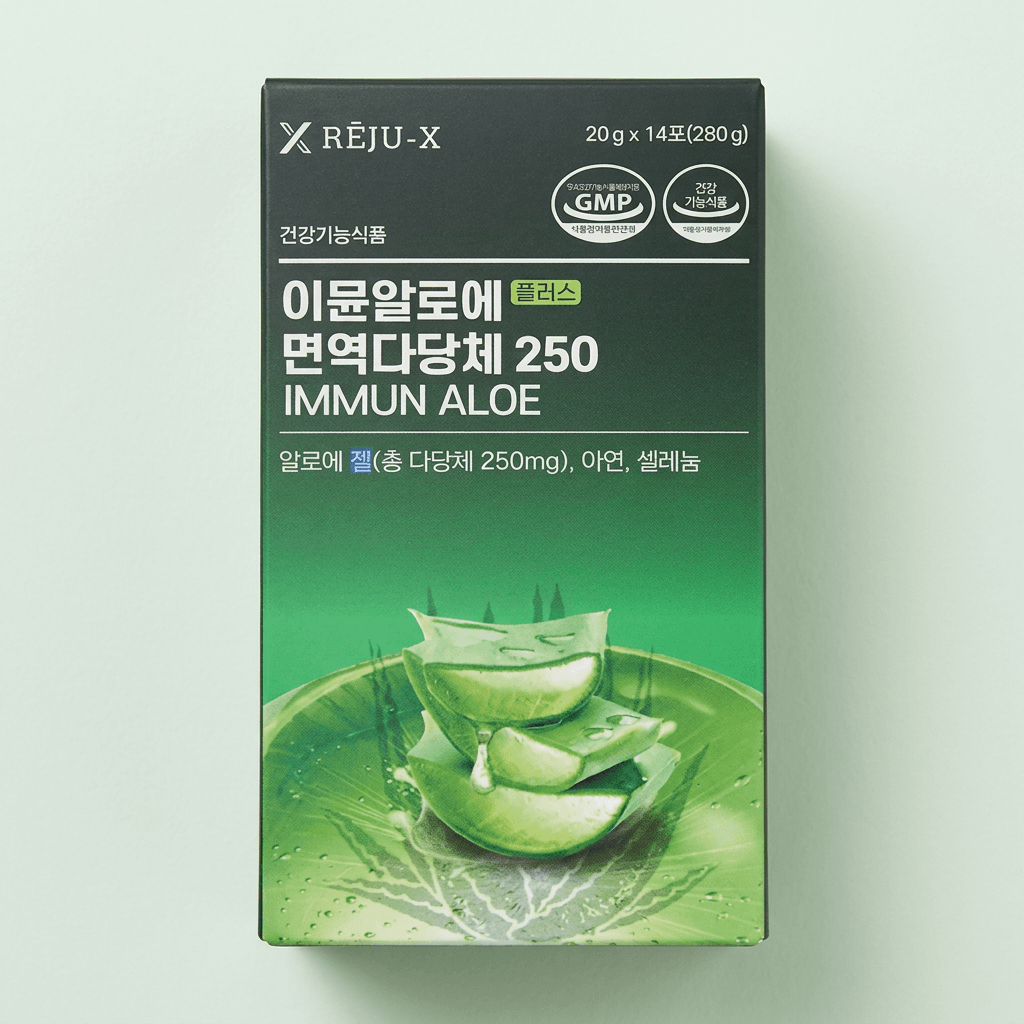 이뮨알로에 플러스 면역다당체 250 14포