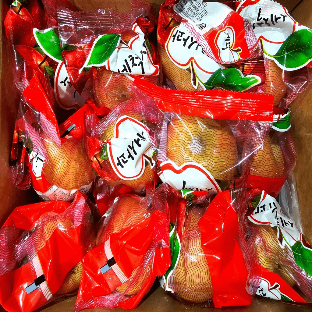 Washed Snack Apples, ~14 pcs, 2kg per Box