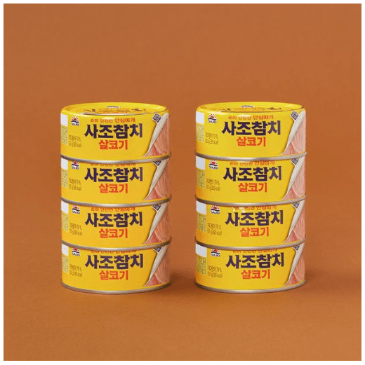 사조 안심따개 살코기참치 150g 8입