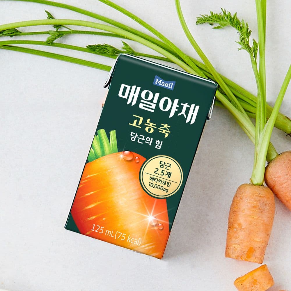매일야채 고농축 당근의 힘 125ml 24개