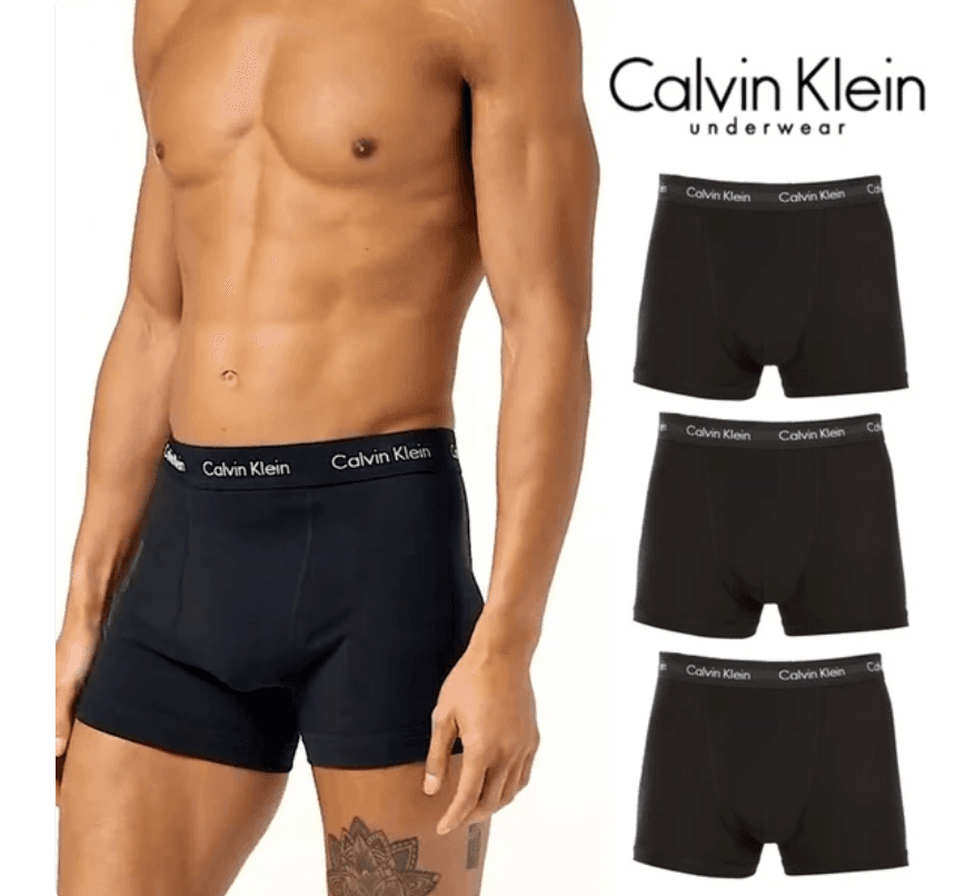 Calvin Klein 남성 드로즈 3종 세트