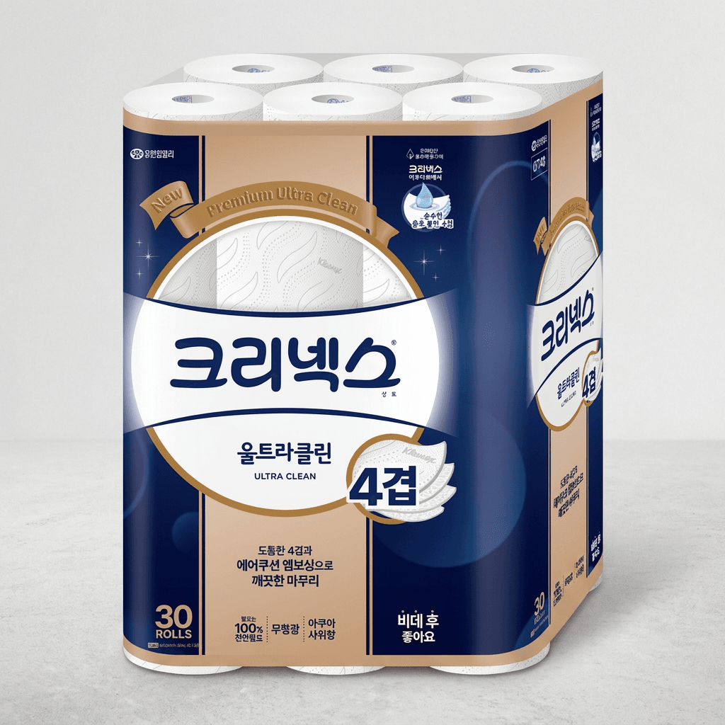 크리넥스 울트라클린 4겹 30롤