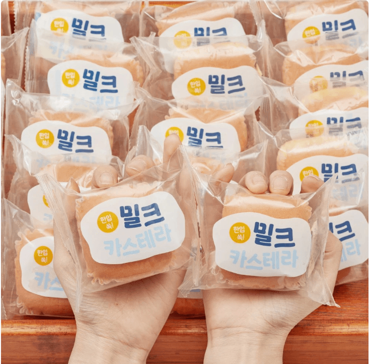 밀크카스테라 우유케이크 1kg 28개