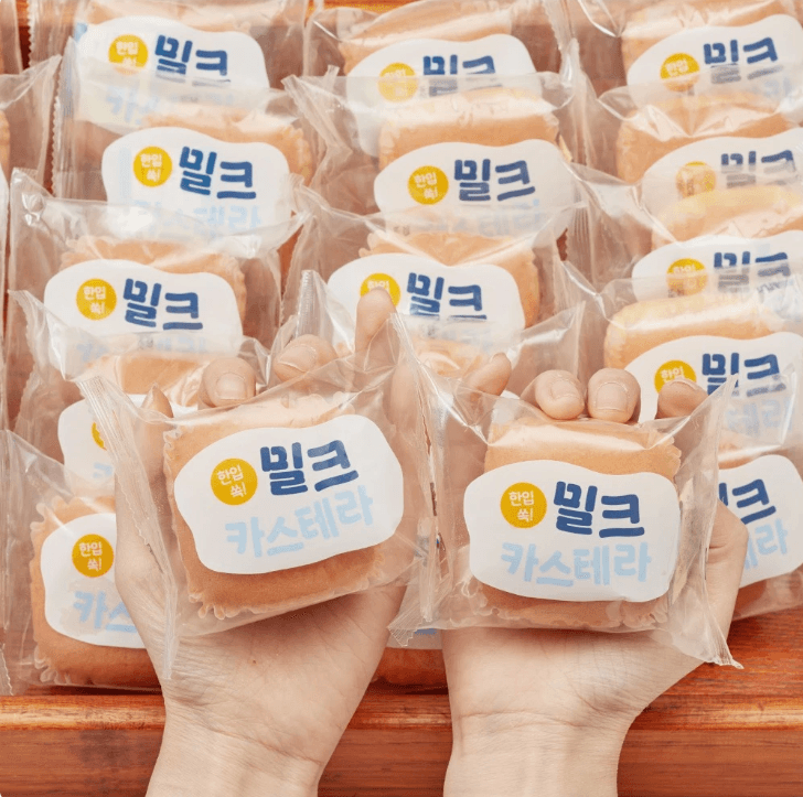 밀크카스테라 1kg 1박스