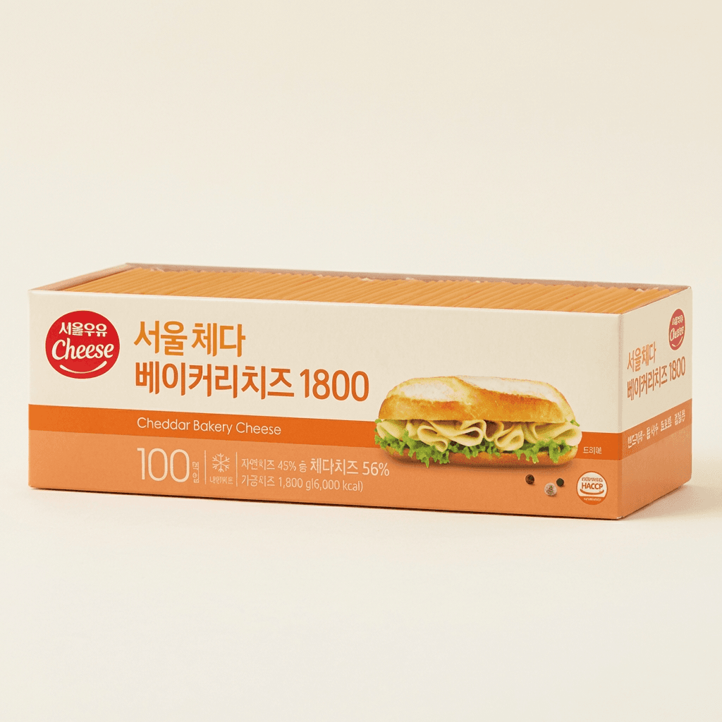 서울우유 체다 베이커리치즈 1800