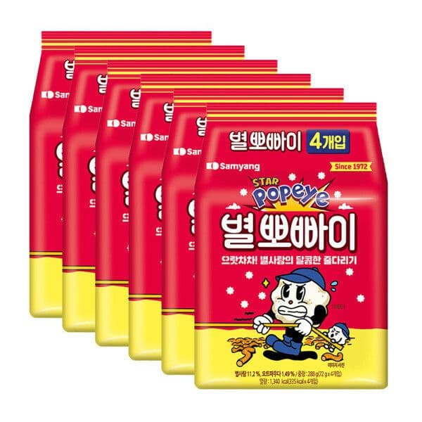 Samyang Byeolbboppai 72g x 24