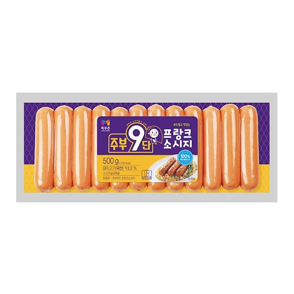 목우촌 주부9단 Frank Sausage 500g x3