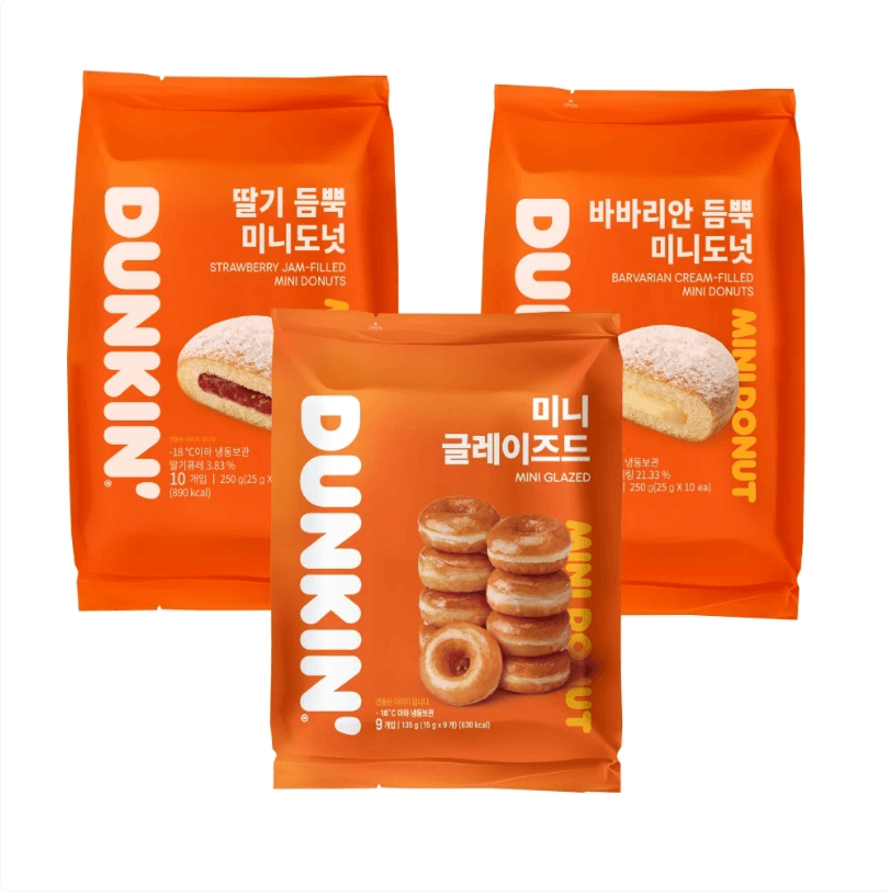 던킨 미니도넛 3팩 혼합특가