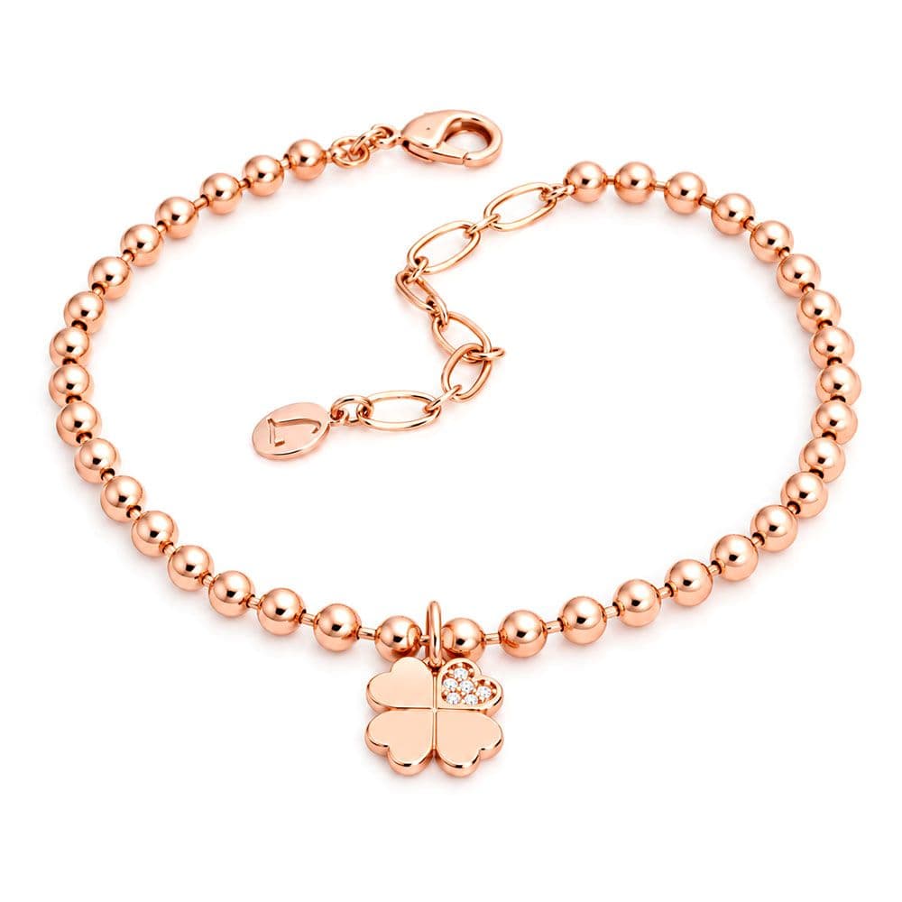 14Kgp Clover Rose Gold Bracelet