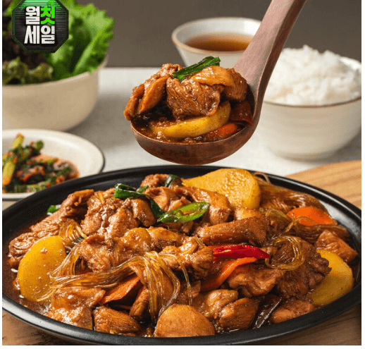 간편집밥 간장순살 찜닭 500g 3팩