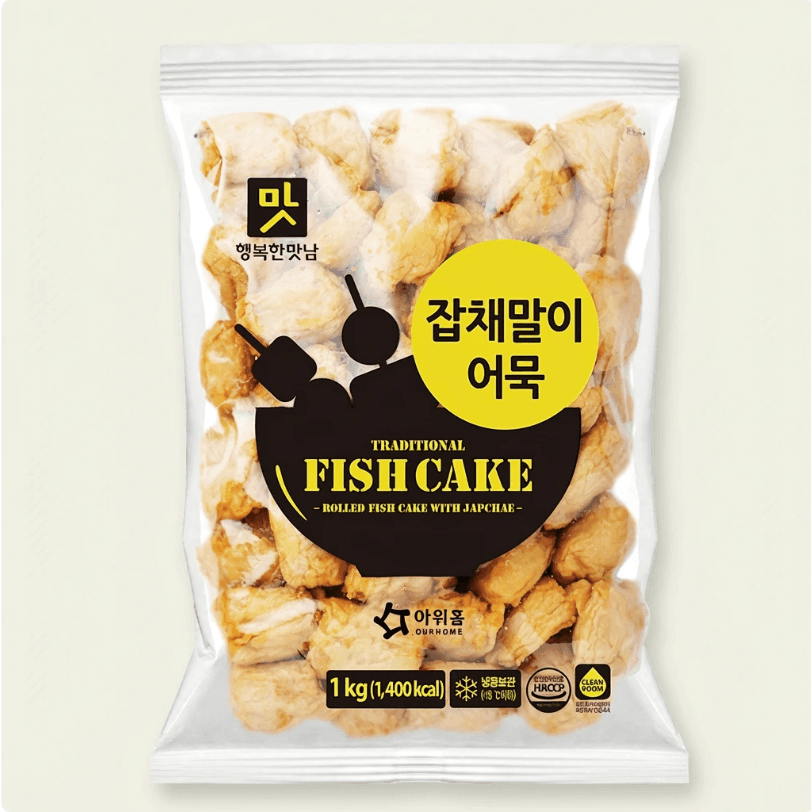 아워홈 잡채말이 어묵 1kg 2팩