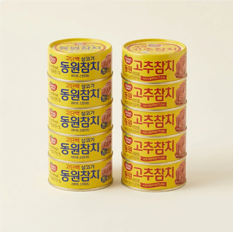 동원 라이트참치+고추참치 85g 12개