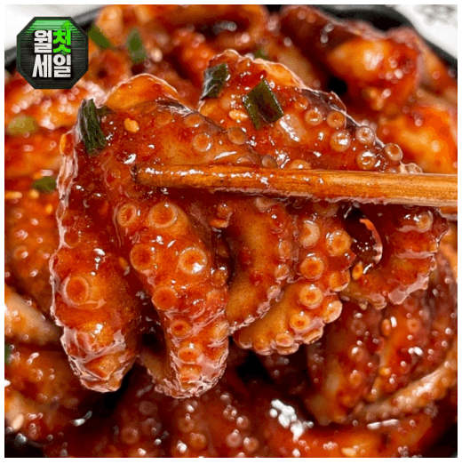 돌쇠네 쭈꾸미 볶음 3팩 500g