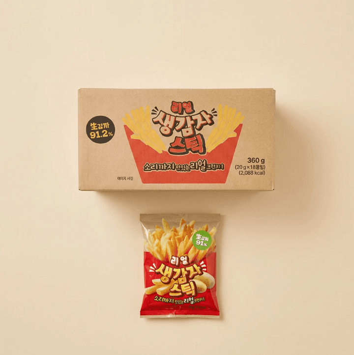 오즈랜드 리얼 생감자스틱 20g 18봉