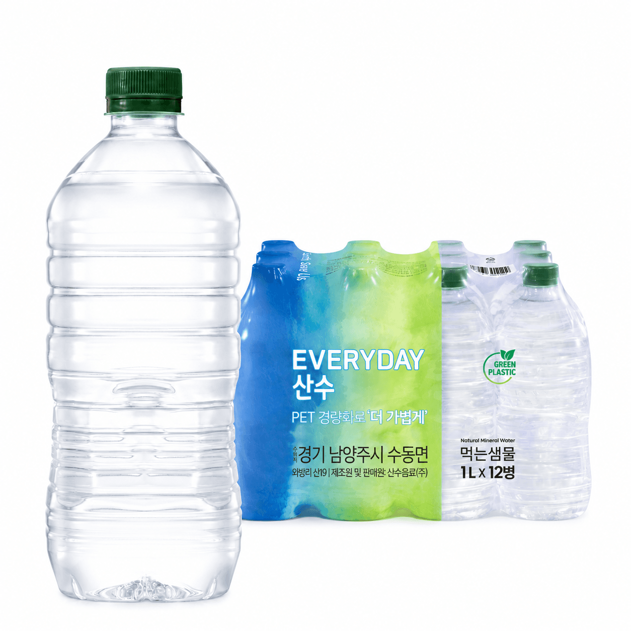 아임에코 가벼운샘 생수 1L 12개