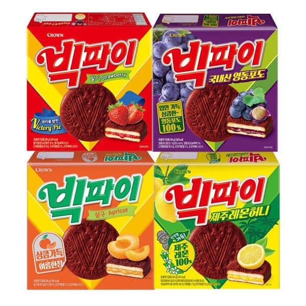 크라운 빅파이 324g 4개