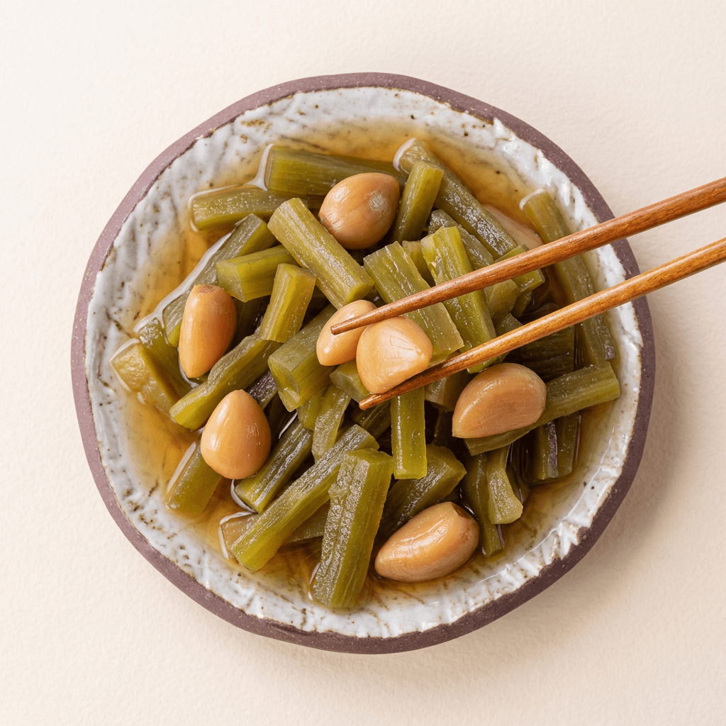 푸드앳홈 궁채 알마늘 장아찌 1kg