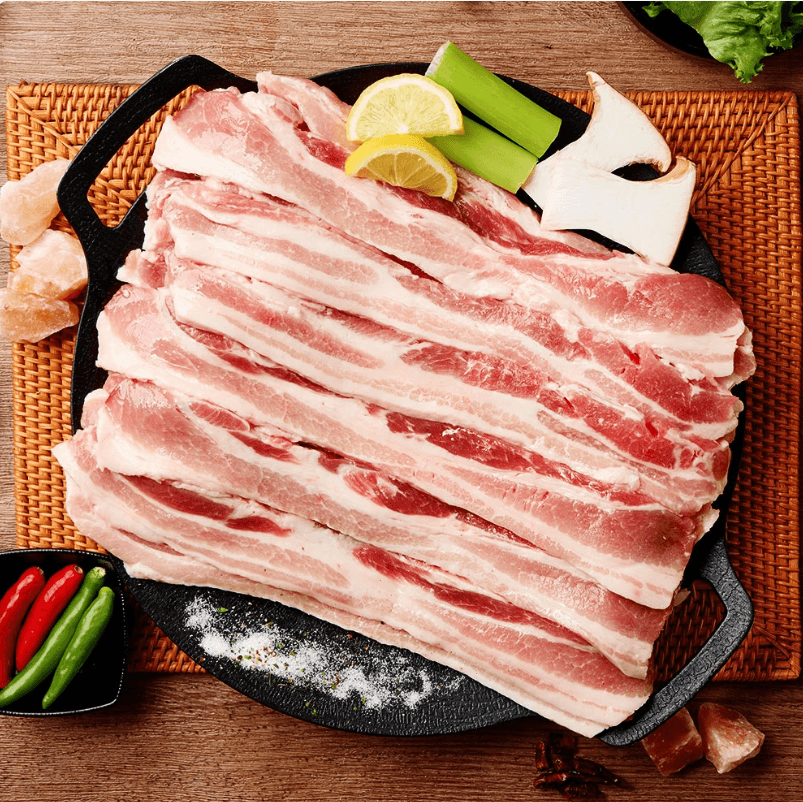 대용량 삼겹살 4kg