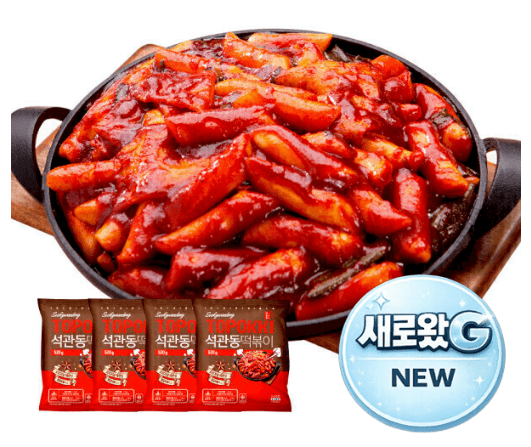 석관동떡볶이 오리지날맛 520g 4팩