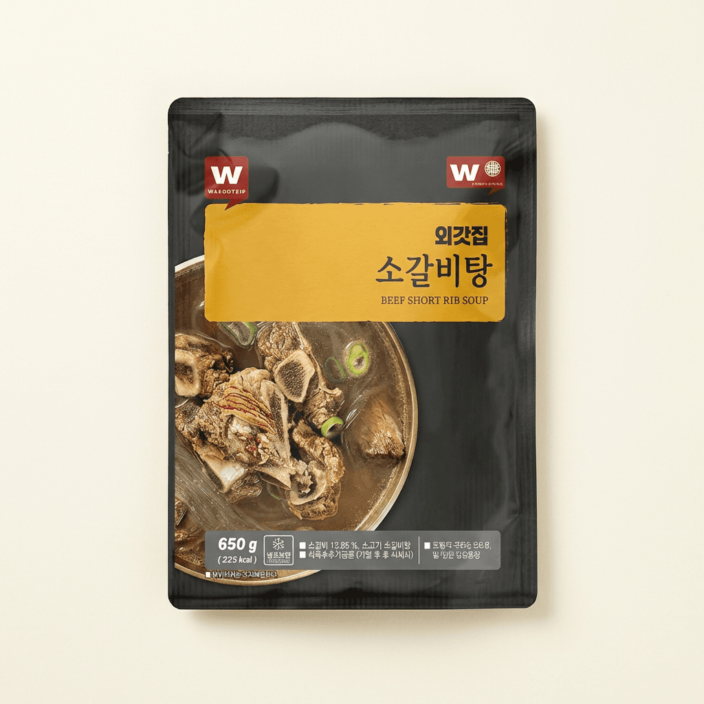 Oegatjip Beef Short Rib Soup 650g x 10