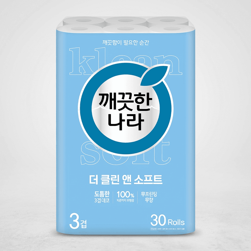깨끗한나라 The Clean & Soft 30m 30 Rolls