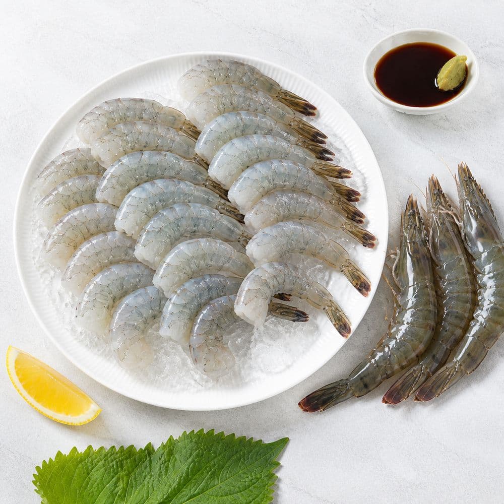 산들에담다 국내산 노지 활 새우 1kg