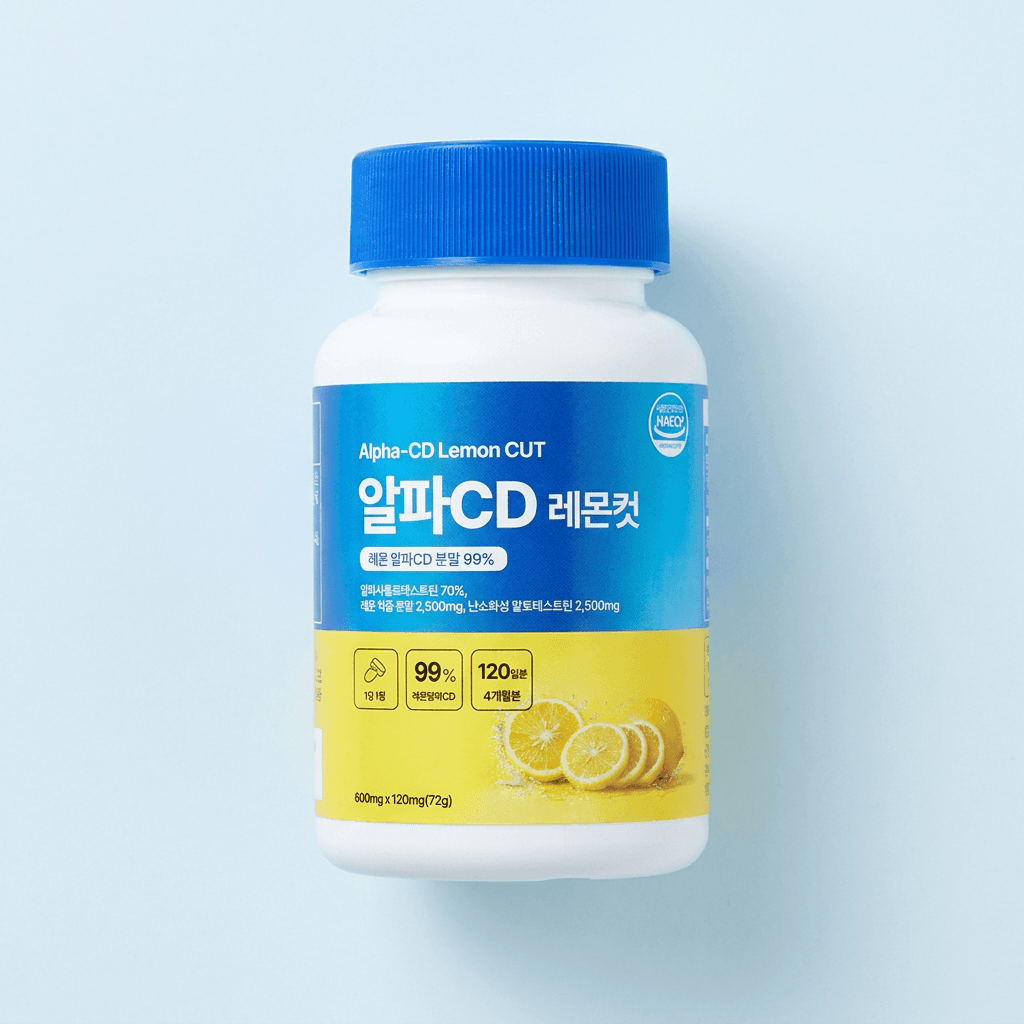 Alpha CD Lemon Cut 120 Tablets x 2