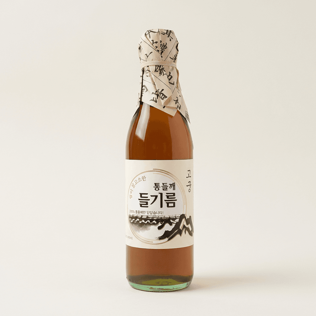 고궁 통들깨 들기름 350ml 2개