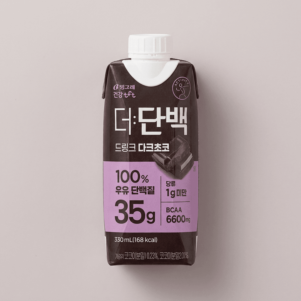 빙그레 더단백 드링크 다크초코