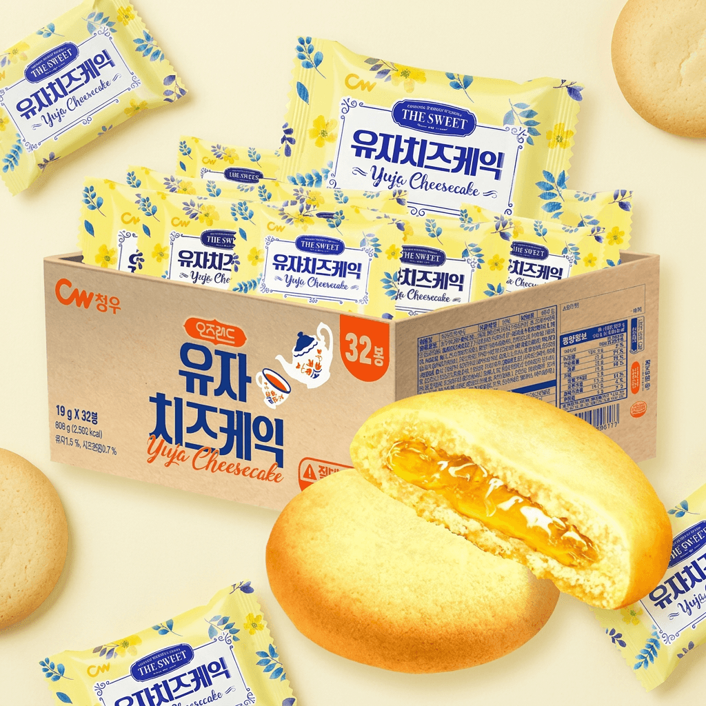 청우 오즈랜드 유자치즈케익 608g
