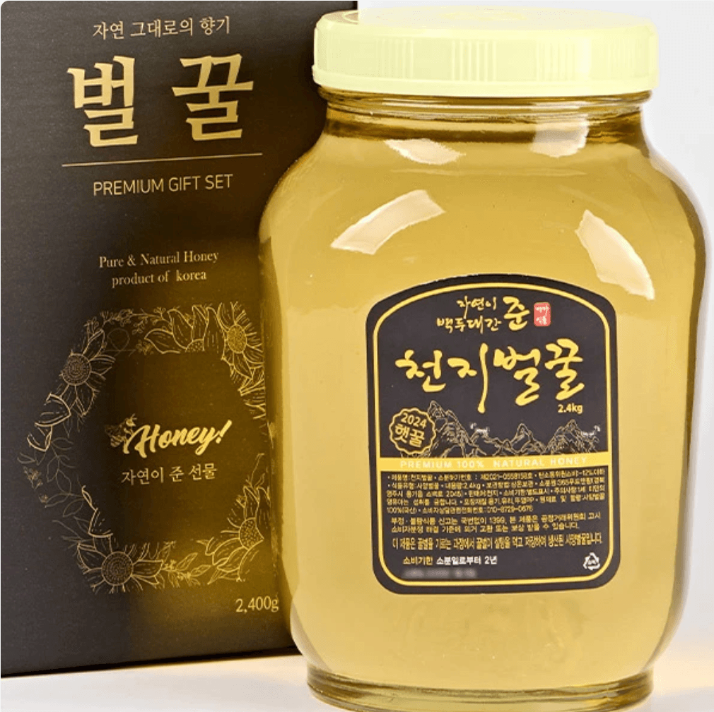 천지벌꿀 Acacia Flavor Honey 2.4kg