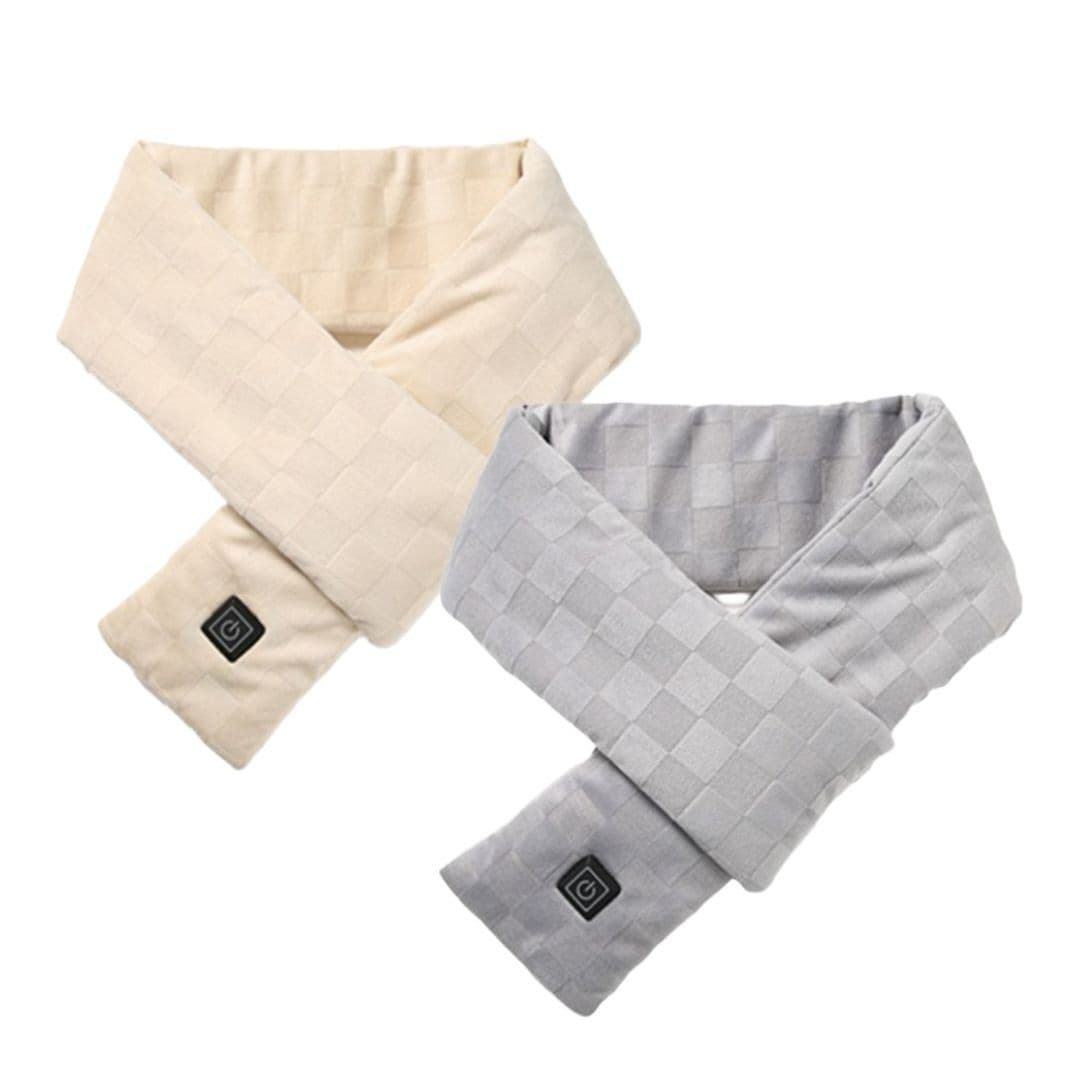 USB Electric Heated Neck Warmer Scarf, 1+1 Pack
