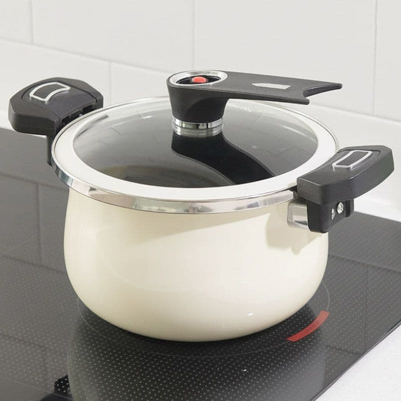Royal Tudor IH Low-Pressure Vacuum Pot 5L White