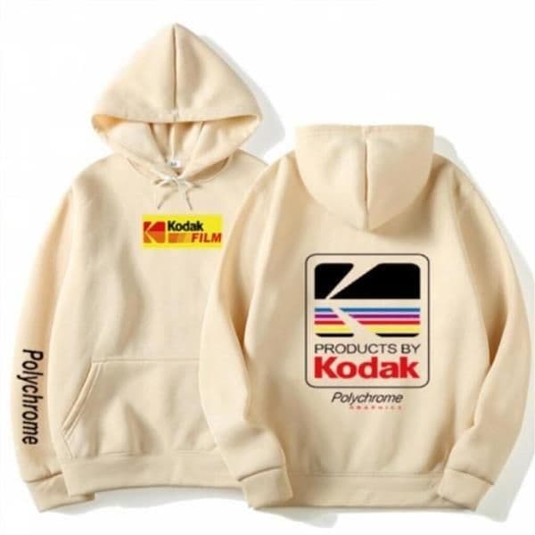Men's Fleece Hoodie, Kodak-Style Logo