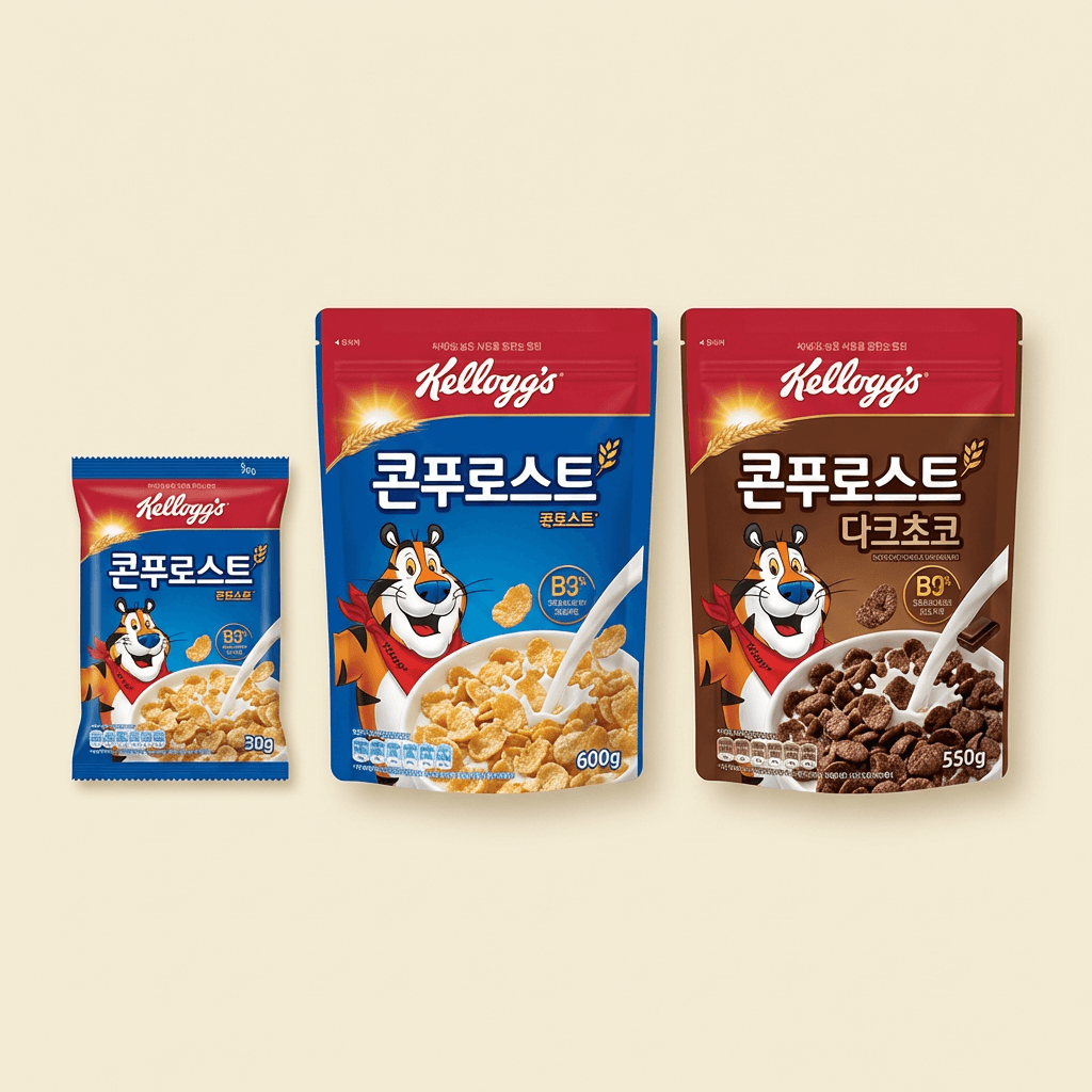Kellogg's Corn Flakes 600g + Dark Choco 550g