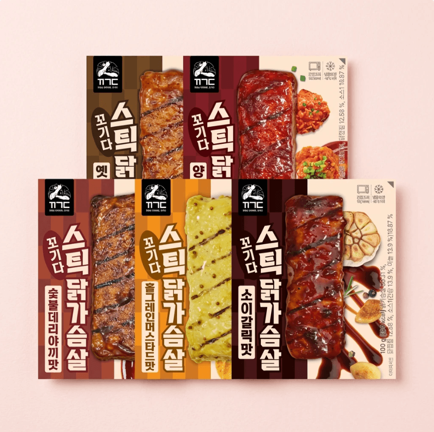 Kkogida Stick Chicken Breast 5-Flavor Mix