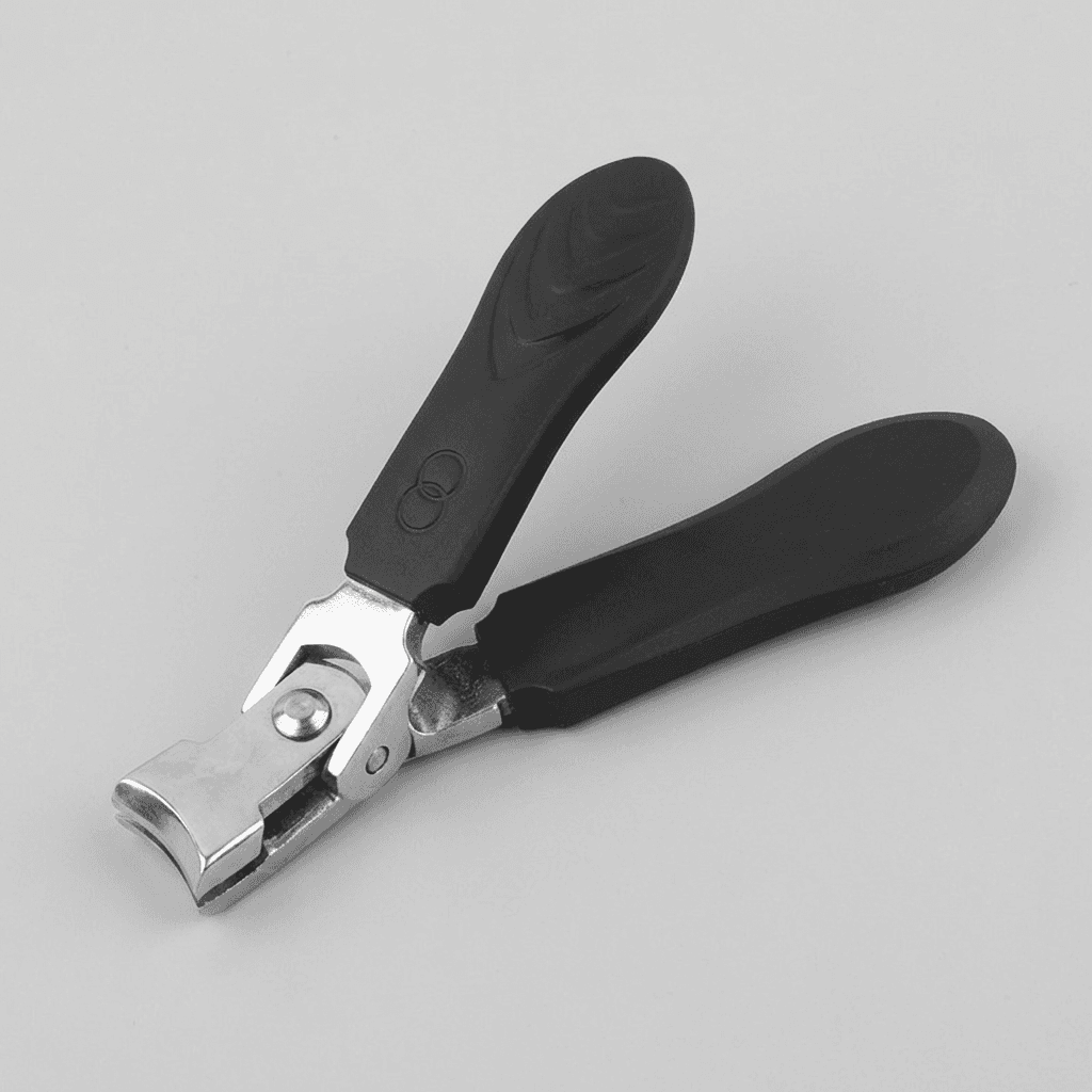 Ingrown Toenail Nail Clipper Black 8.7cm 2pcs