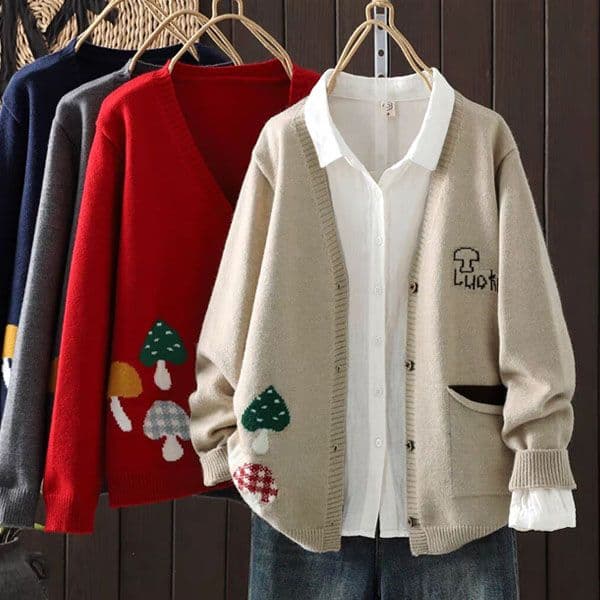 Ecole Luke Embroidered Cardigan