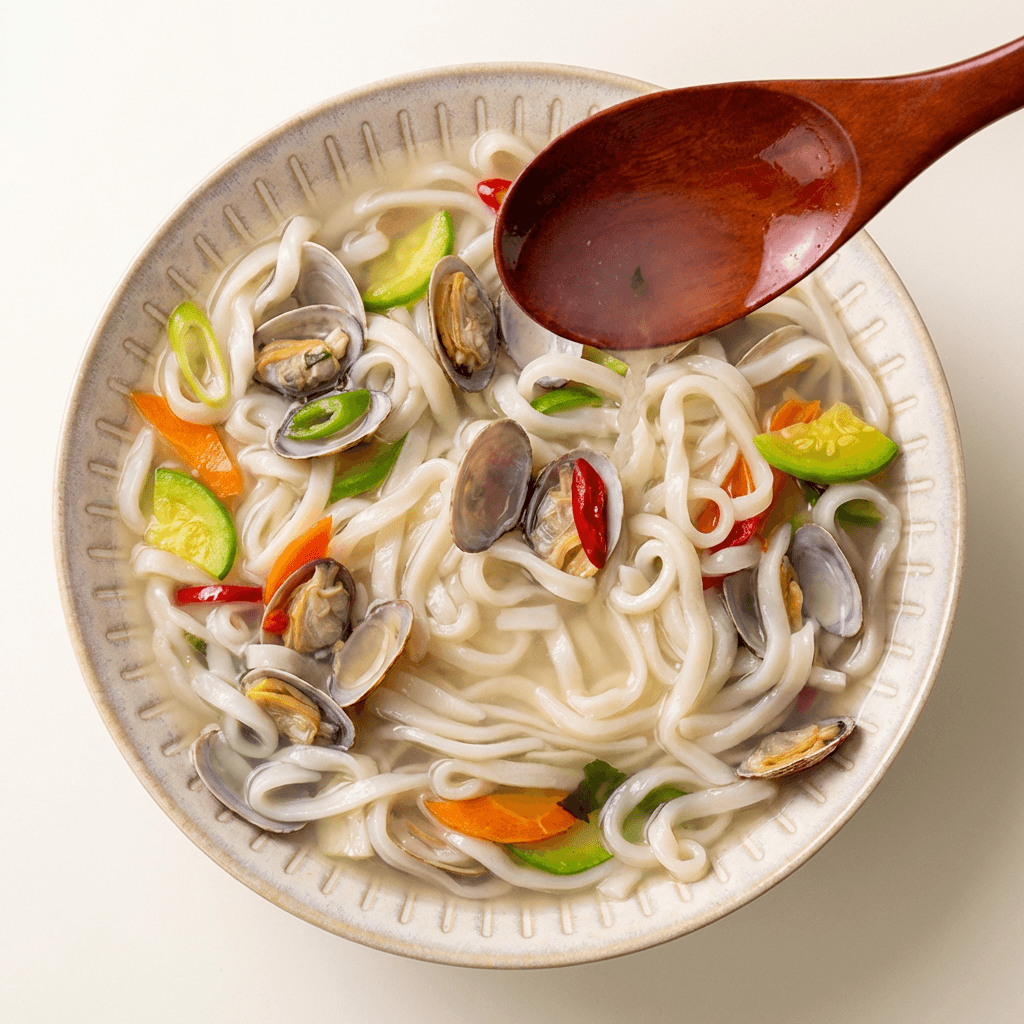 Dagasu Spicy Clam Kalguksu Noodles