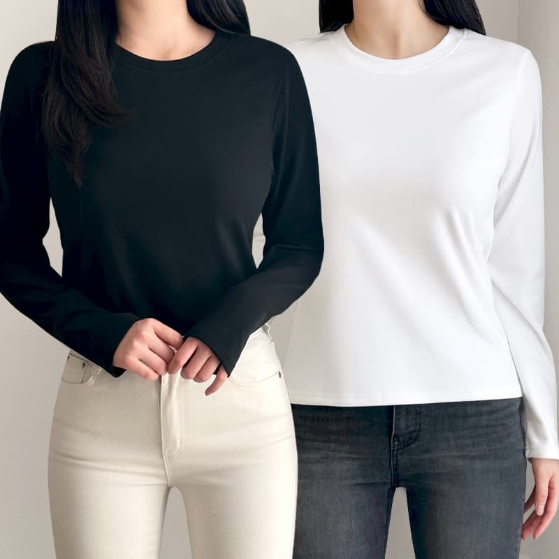 Hubly Basic Fleece Tee 2-Pack