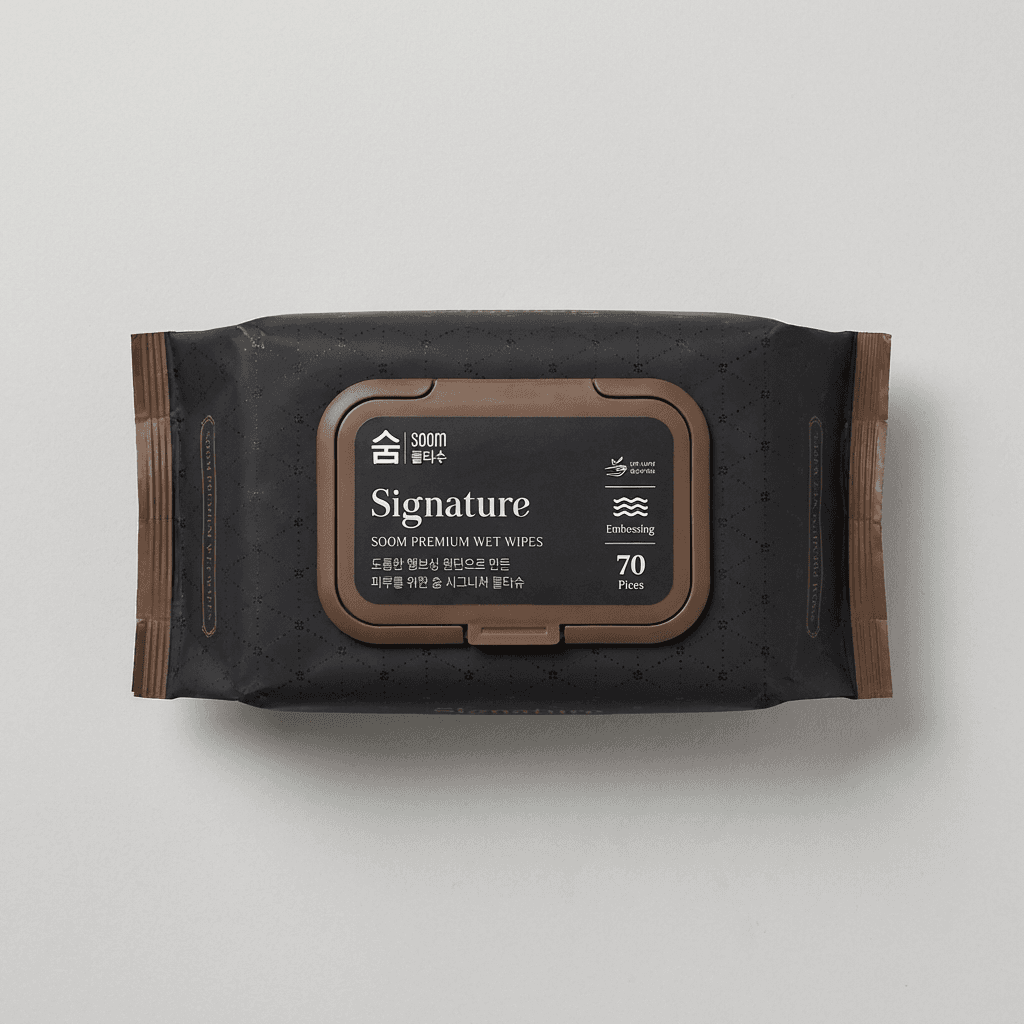 Soom Signature Wet Wipes 70 Sheets x 10 Packs