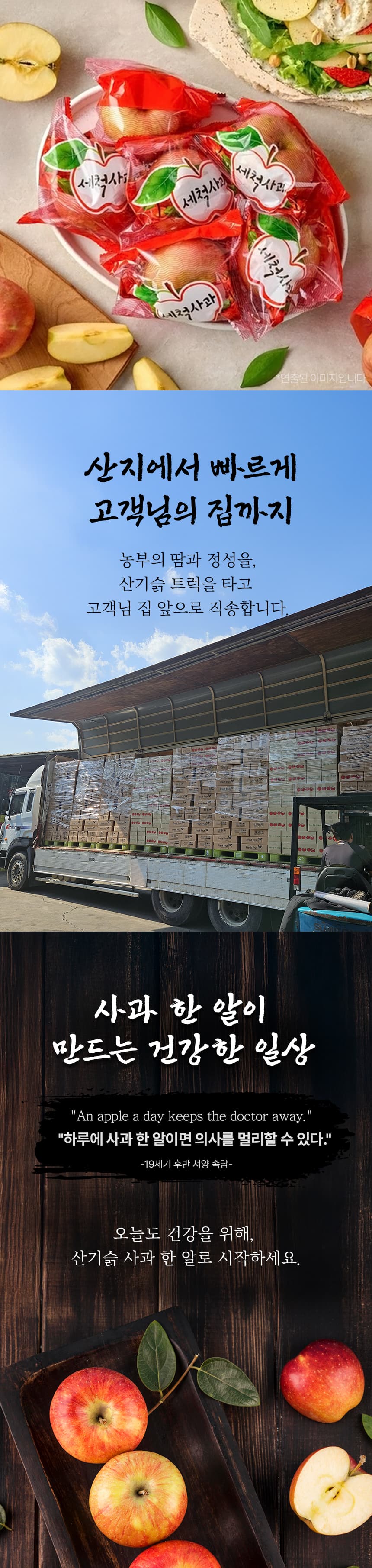 세척 사과 2kg 1박스