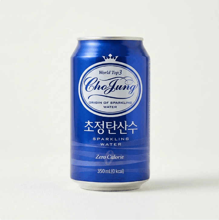 Chojeong Sparkling Water Plain 350ml 24 Cans