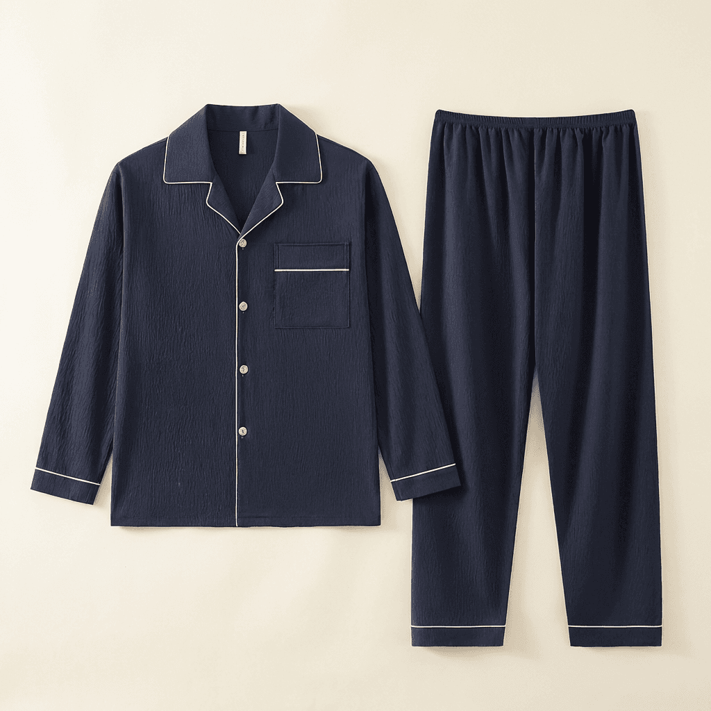 Manipanda Men's Pajama Set Navy 3XL