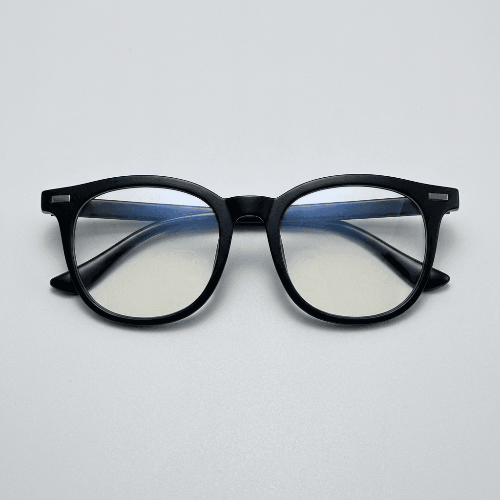 퍼피띵 Blue Light Blocking Horn-rimmed Glasses